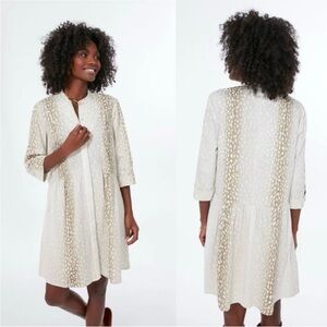 Tuckernuck The Antelope Royal cotton Shirt Dress medium